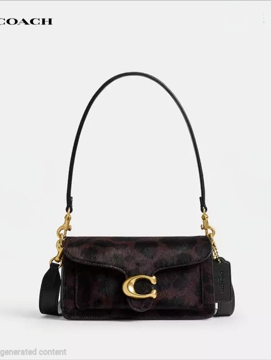 Coach Handbags - Coach Tabby Shoulder Bag 20 in Haircalf With Brown Leopard with Gold C Hardware